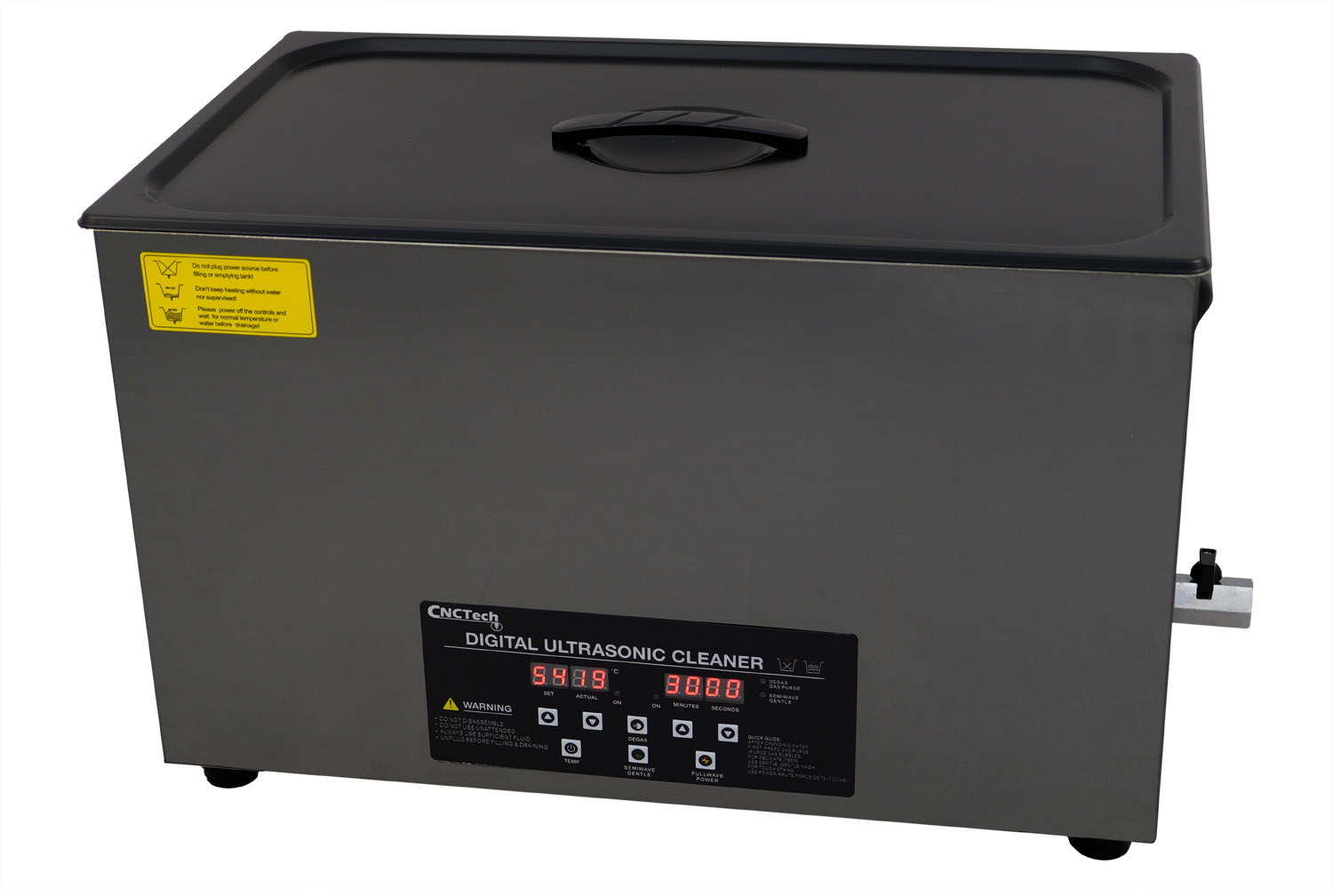 Ultrasoonreiniger GX100A Vooraanzicht